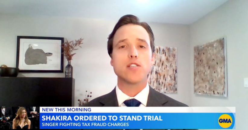 EPGR Lawyers’ Jesse K. Bolling joins Good Morning America to discuss the latest news of singer Shakira’s tax fraud charges in Spain