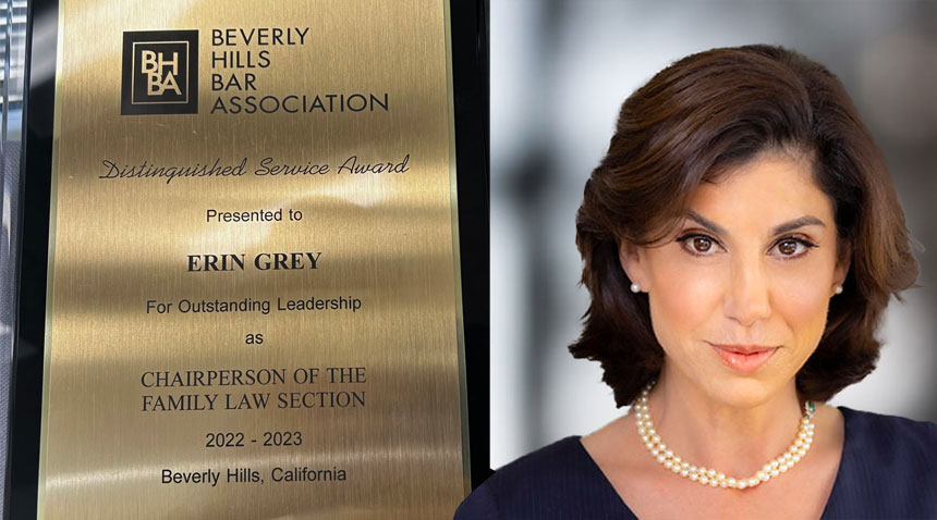 EPGR Lawyers’ Erin Grey, Of Counsel, Honored at Beverly Hills Bar Association Dinner